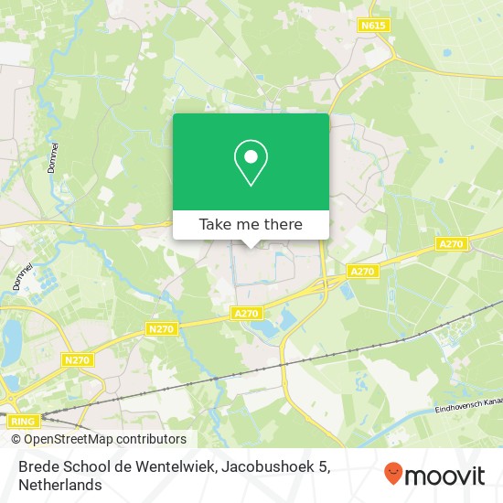 Brede School de Wentelwiek, Jacobushoek 5 map