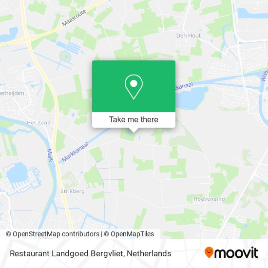 Restaurant Landgoed Bergvliet map