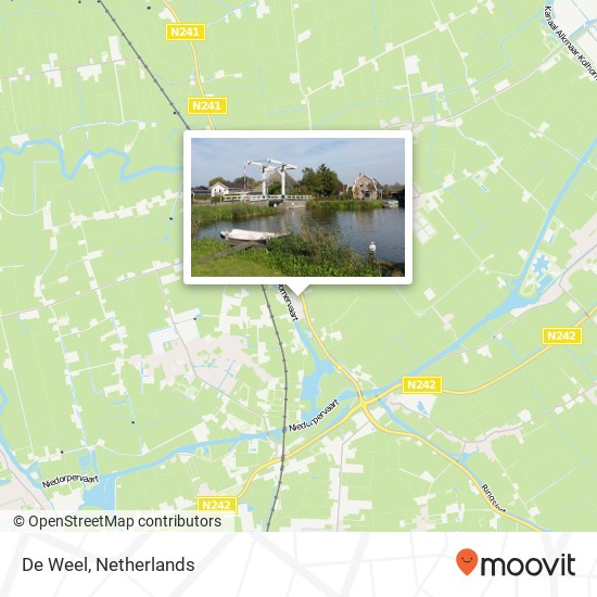 De Weel map