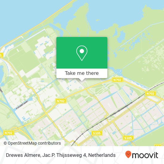 Drewes Almere, Jac.P. Thijsseweg 4 map