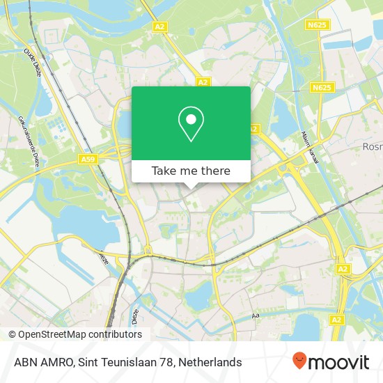 ABN AMRO, Sint Teunislaan 78 Karte