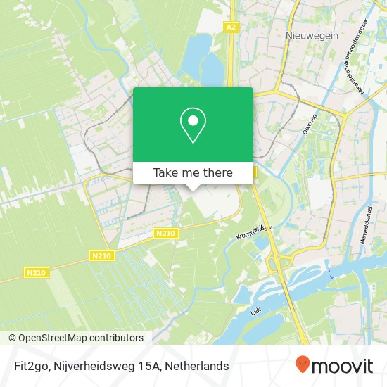 Fit2go, Nijverheidsweg 15A map