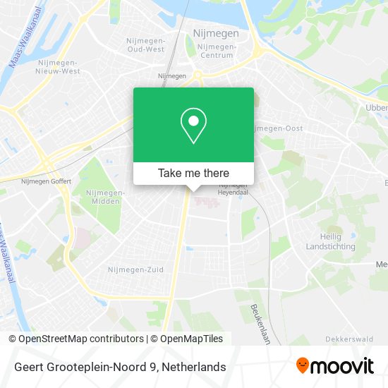 Geert Grooteplein-Noord 9 map