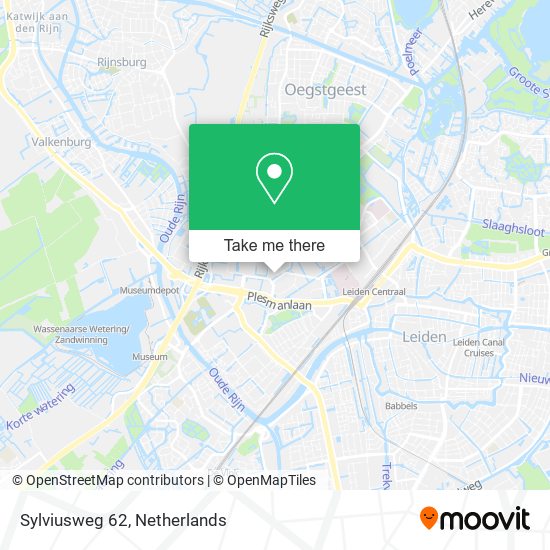 Sylviusweg 62 map
