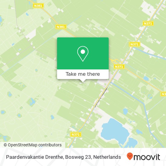 Paardenvakantie Drenthe, Bosweg 23 map