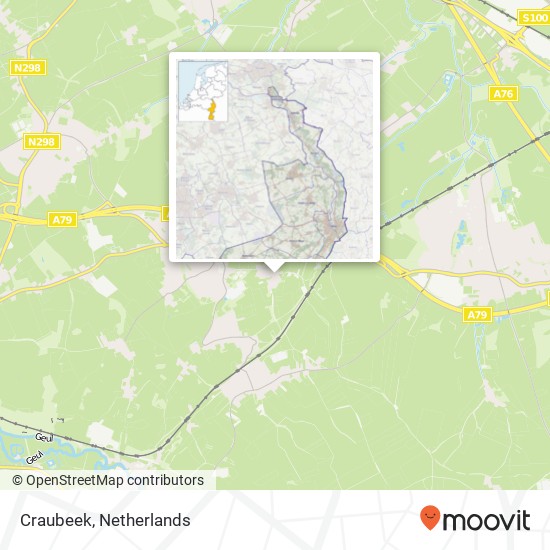 Craubeek map