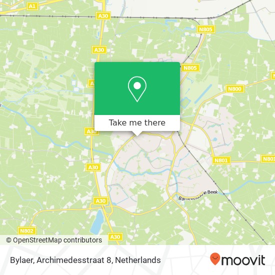 Bylaer, Archimedesstraat 8 map