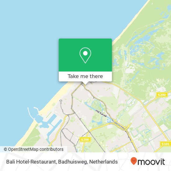 Bali Hotel-Restaurant, Badhuisweg map