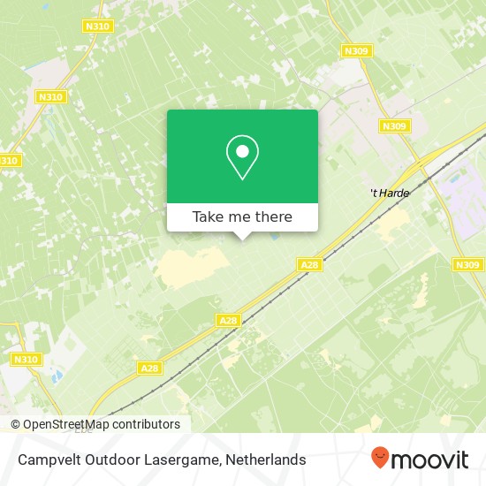 Campvelt Outdoor Lasergame map