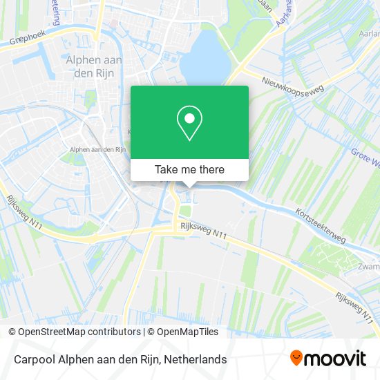 Carpool Alphen aan den Rijn Karte