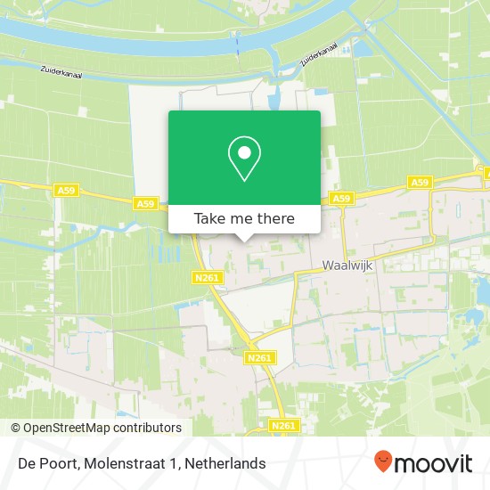 De Poort, Molenstraat 1 map