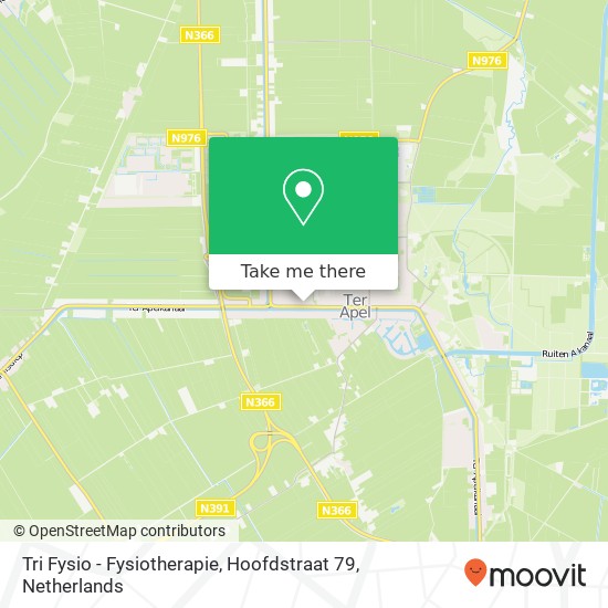 Tri Fysio - Fysiotherapie, Hoofdstraat 79 map