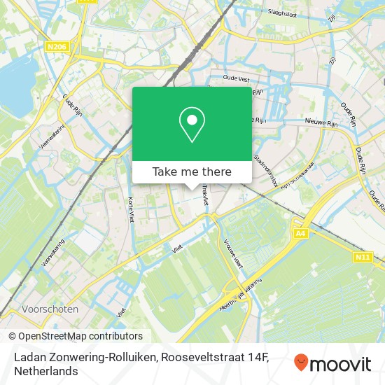 Ladan Zonwering-Rolluiken, Rooseveltstraat 14F map