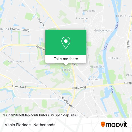 Venlo Floriade. map