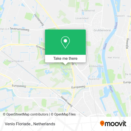 Venlo Floriade. map