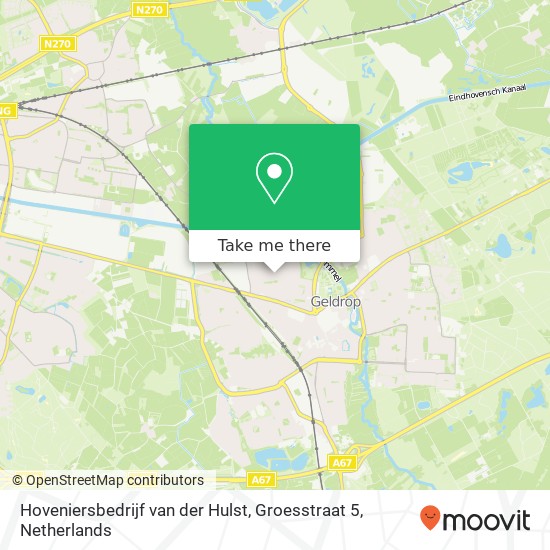 Hoveniersbedrijf van der Hulst, Groesstraat 5 map