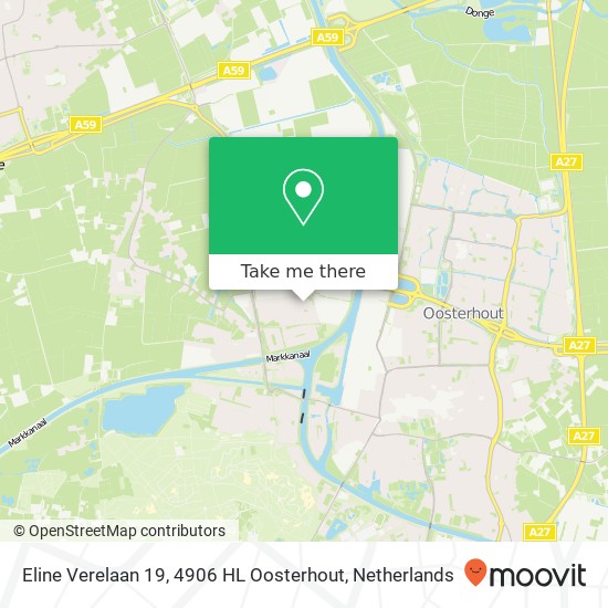 Eline Verelaan 19, 4906 HL Oosterhout map