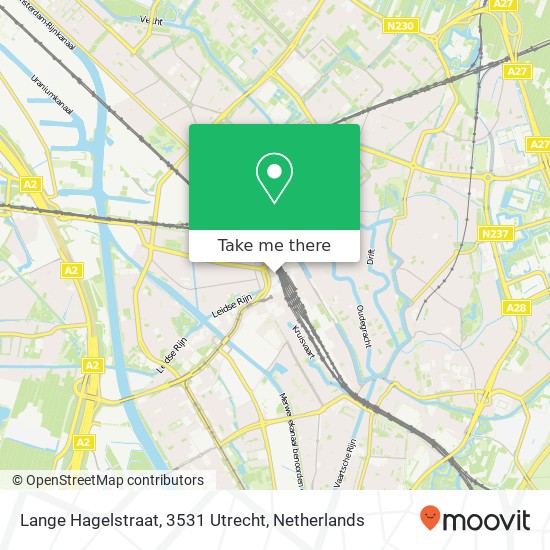 Lange Hagelstraat, 3531 Utrecht map