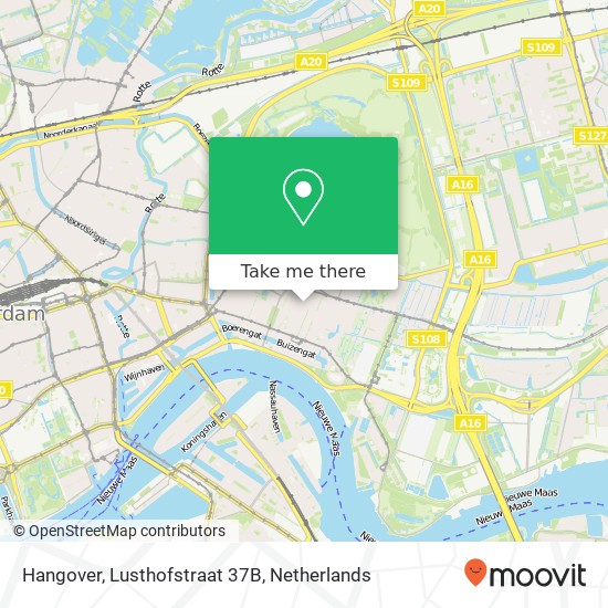 Hangover, Lusthofstraat 37B Karte