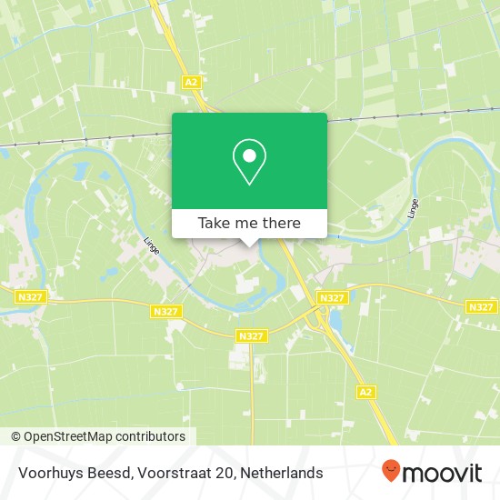 Voorhuys Beesd, Voorstraat 20 map