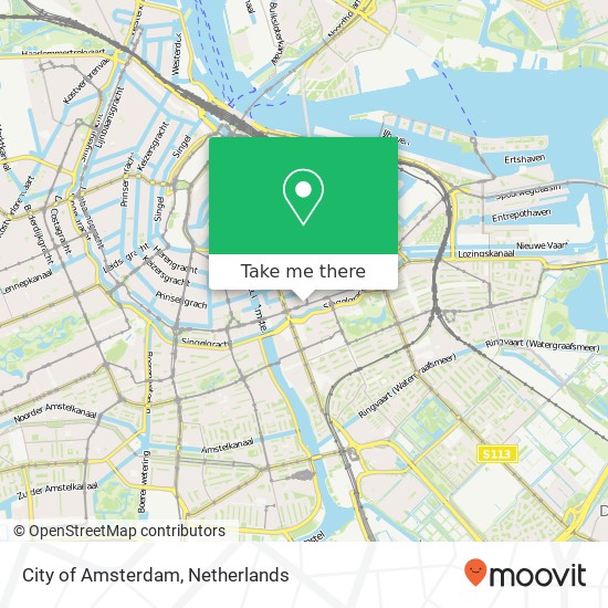 City of Amsterdam map