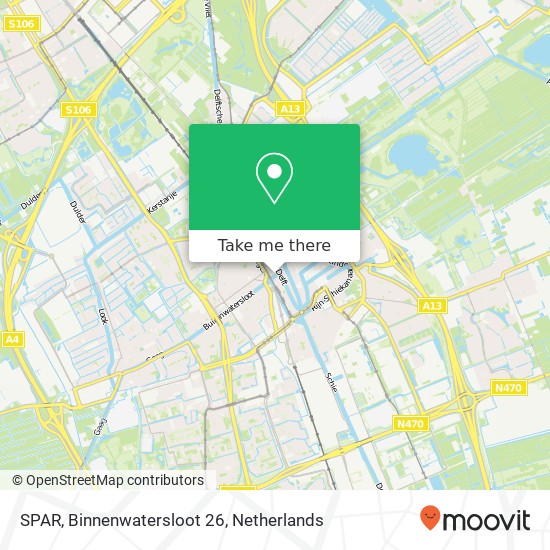 SPAR, Binnenwatersloot 26 map