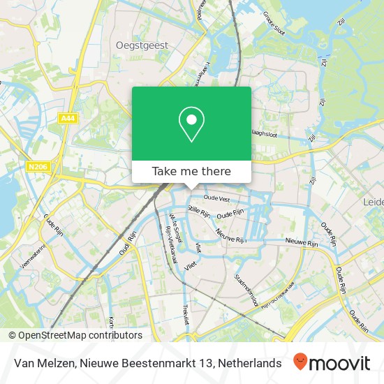 Van Melzen, Nieuwe Beestenmarkt 13 map