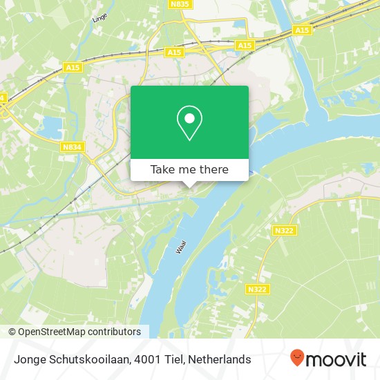 Jonge Schutskooilaan, 4001 Tiel map