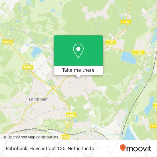 Rabobank, Hovenstraat 135 map