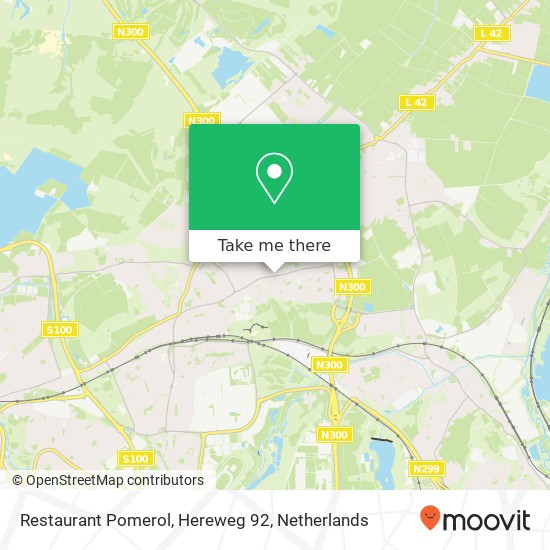 Restaurant Pomerol, Hereweg 92 map