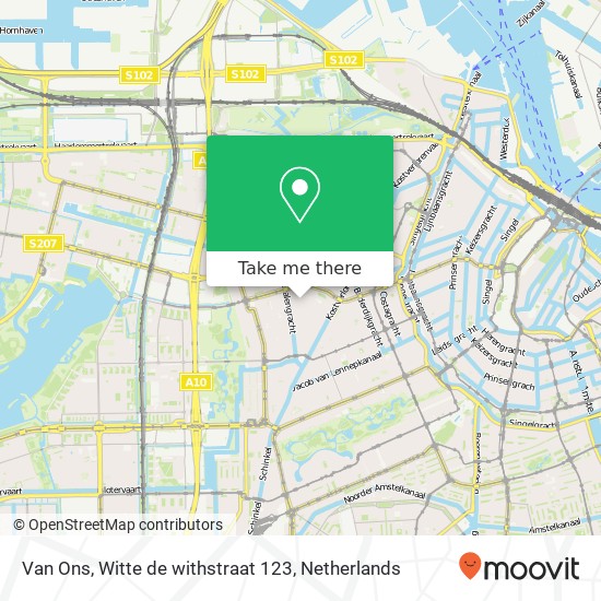 Van Ons, Witte de withstraat 123 map