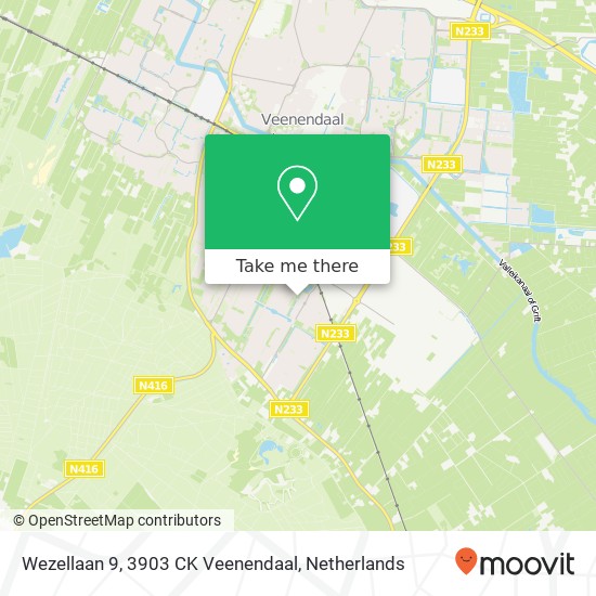 Wezellaan 9, 3903 CK Veenendaal map