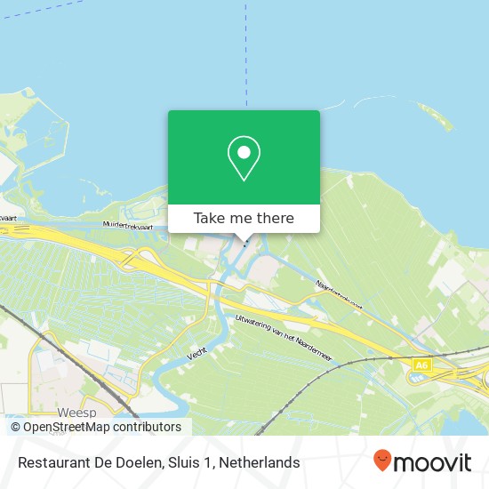 Restaurant De Doelen, Sluis 1 map