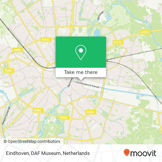 Eindhoven, DAF Museum Karte