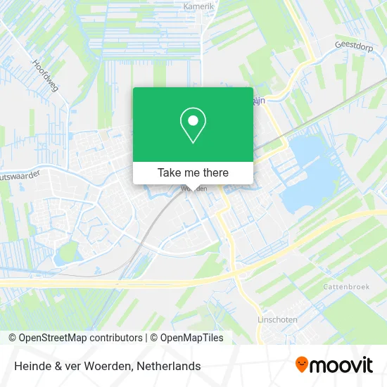 Heinde & ver Woerden map