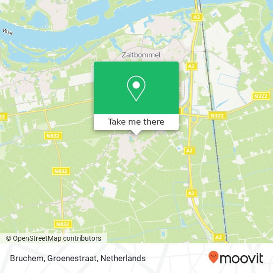 Bruchem, Groenestraat map