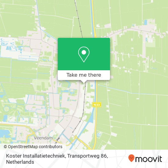 Koster Installatietechniek, Transportweg 86 map