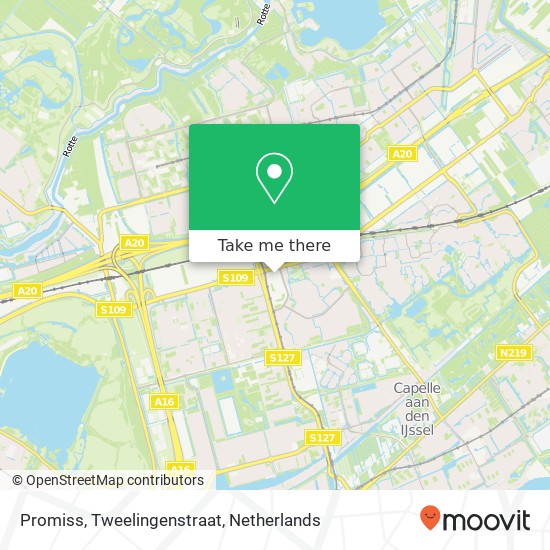 Promiss, Tweelingenstraat Karte