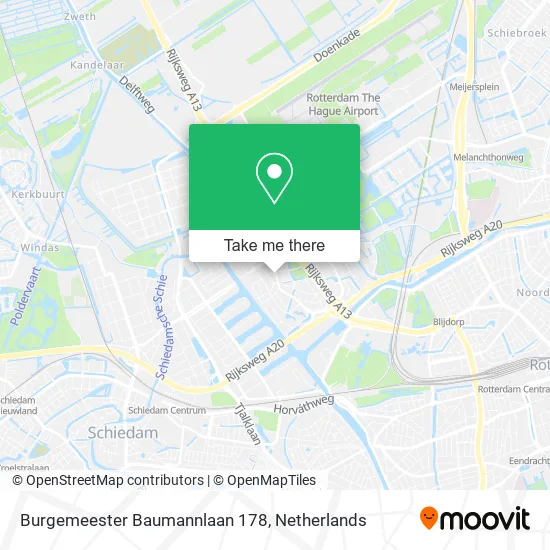 Burgemeester Baumannlaan 178 map