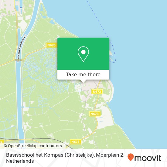 Basisschool het Kompas (Christelijke), Moerplein 2 map