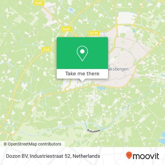 Dozon BV, Industriestraat 52 map