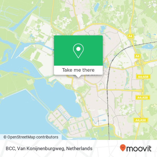 BCC, Van Konijnenburgweg Karte