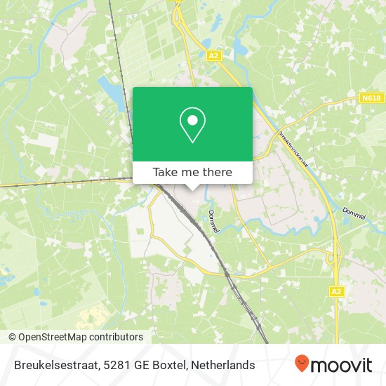 Breukelsestraat, 5281 GE Boxtel map