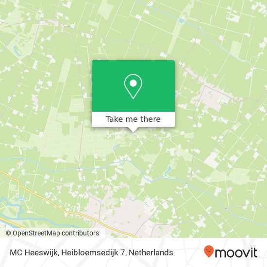 MC Heeswijk, Heibloemsedijk 7 Karte