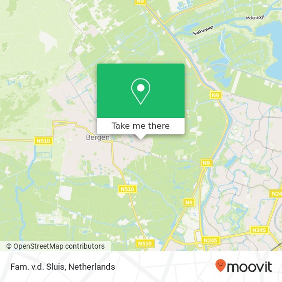 Fam. v.d. Sluis map