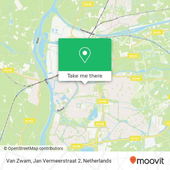 Van Zwam, Jan Vermeerstraat 2 map