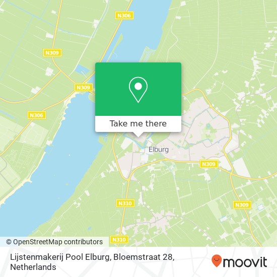 Lijstenmakerij Pool Elburg, Bloemstraat 28 map