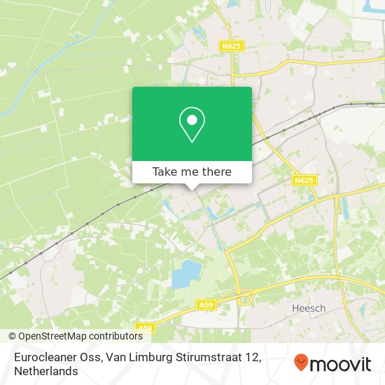 Eurocleaner Oss, Van Limburg Stirumstraat 12 Karte