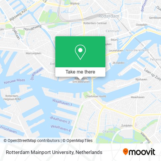 Rotterdam Mainport University map