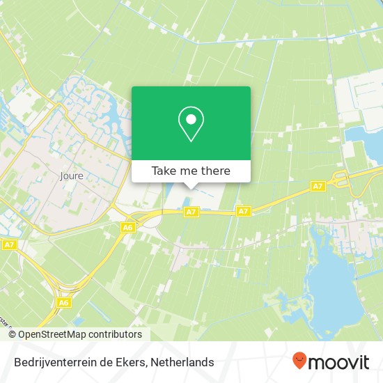 Bedrijventerrein de Ekers map